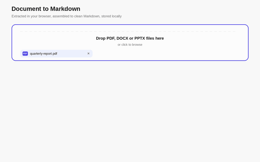 Demo of the ETL data pipeline interface